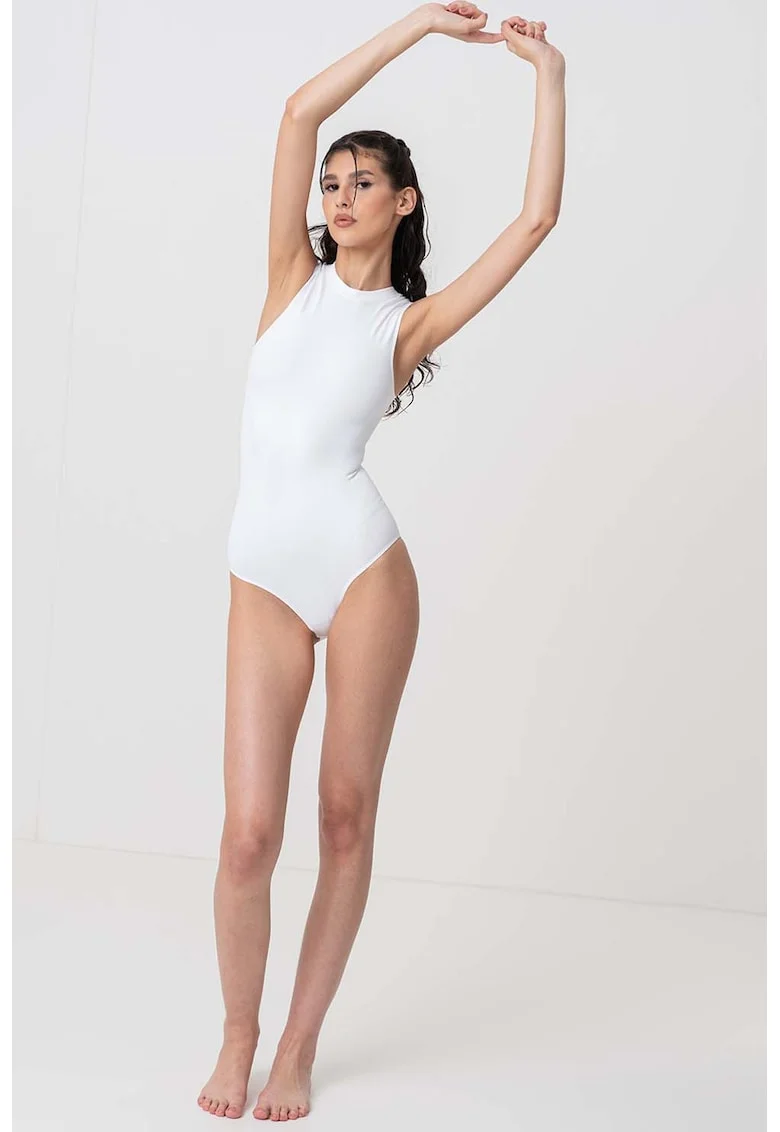 Body uni fara maneci, Alb