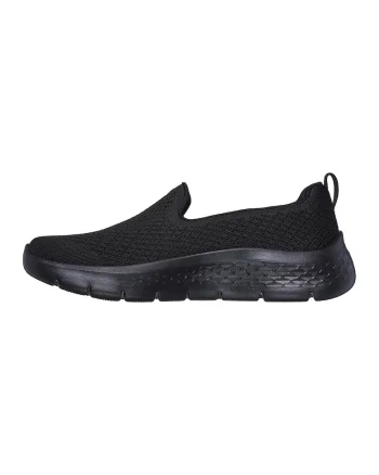 Pantofi slip-on de plasa tricotata, Negru