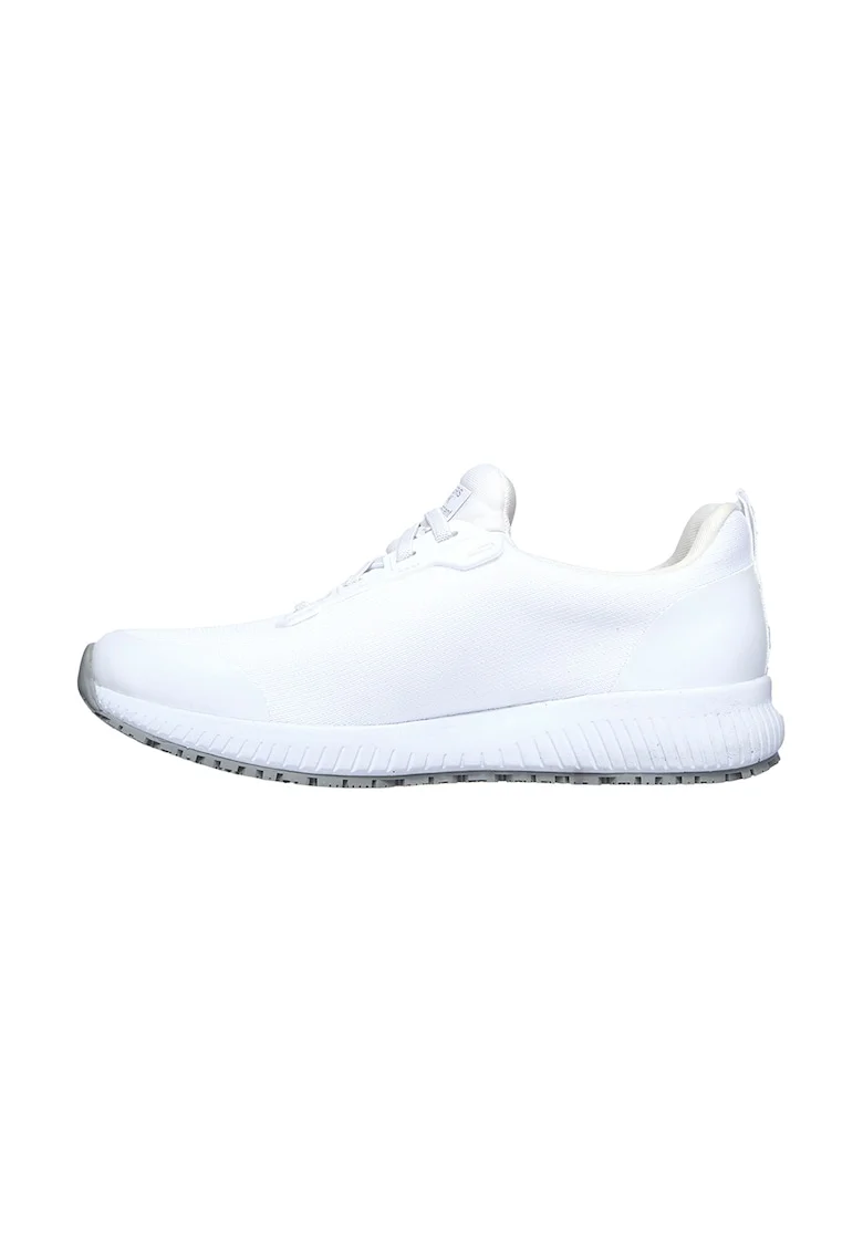 Pantofi sport slip-on din material textil Squad SR, Alb optic