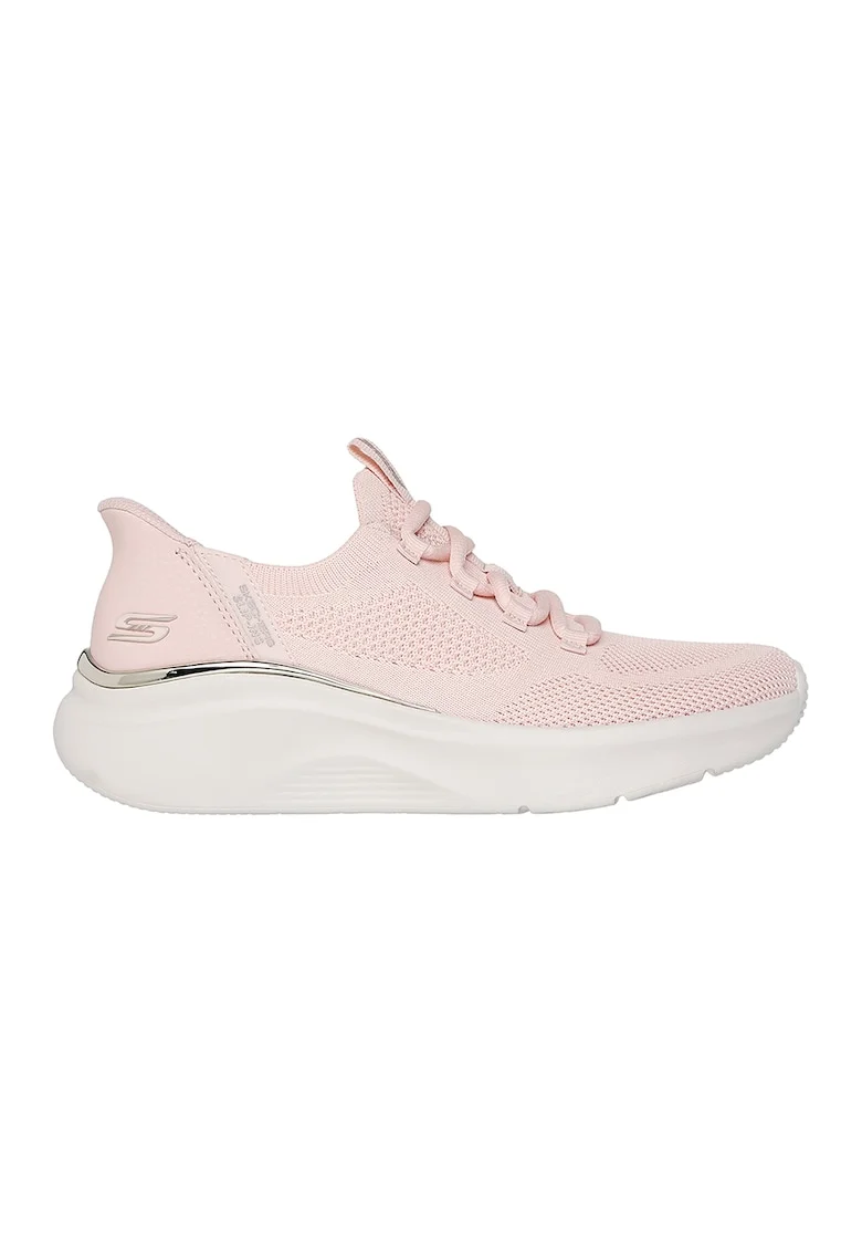 Pantofi sport slip-ins Bobs B Love de plasa, Roz deschis