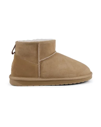 Ghete slip-on de piele intoarsa Stinger, Bej deschis