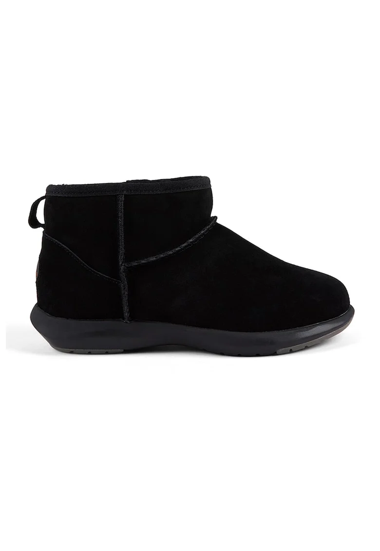 Ghete slip-on de piele intoarsa Sporty Stinger, Negru