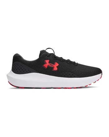 Pantofi Charged Surge 4 pentru alergare, Negru/Roz aprins