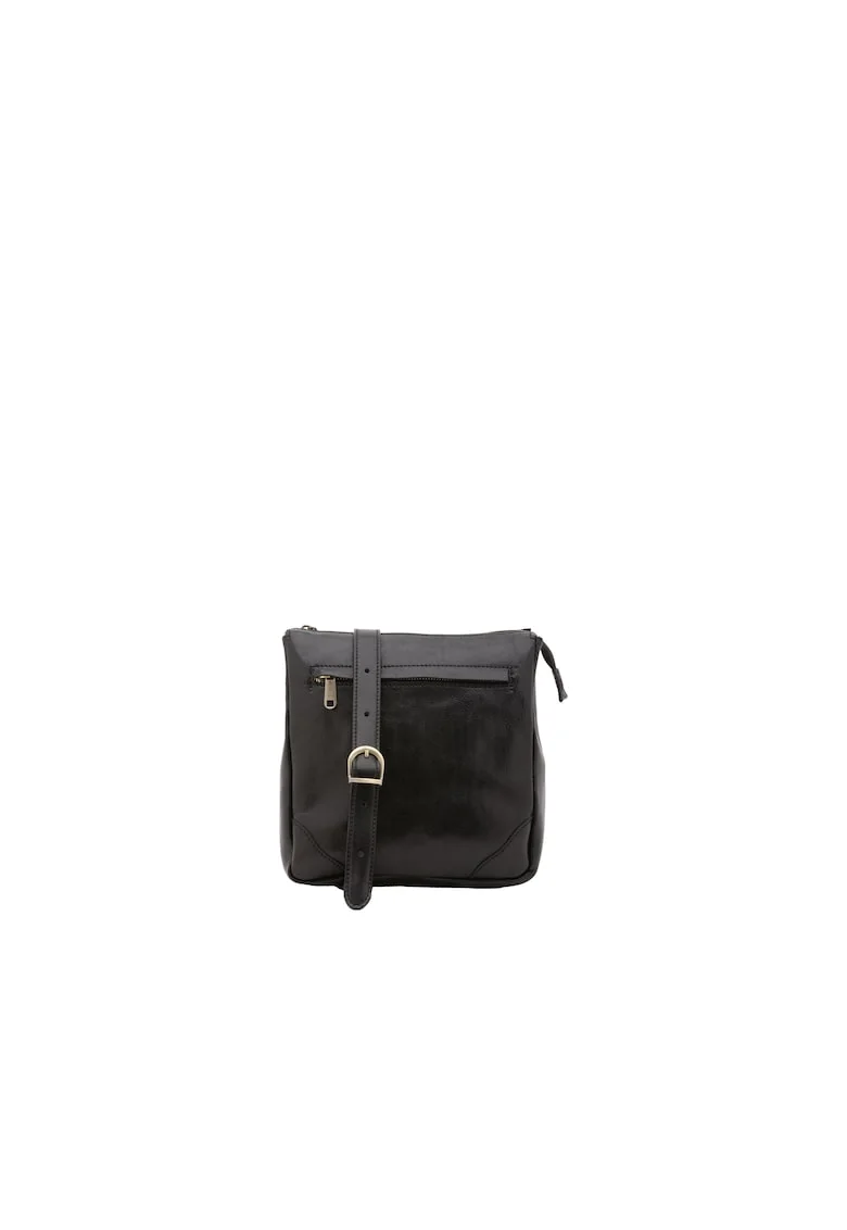 Geanta crossbody de piele cu bareta ajustabila