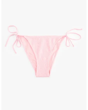 Slip cu model floral discret, Roz pal