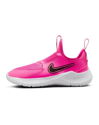 Pantofi slip-on cu garnituri din piele Flex Runner 3, Negru/Roz aprins