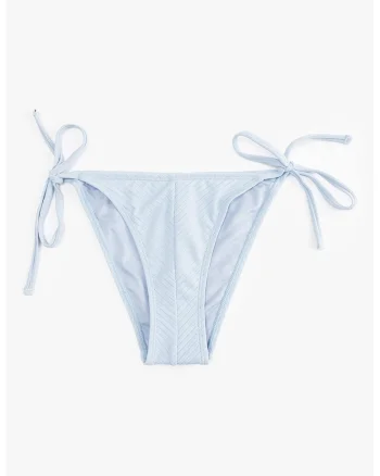 Slip cu snururi laterale, Albastru pal