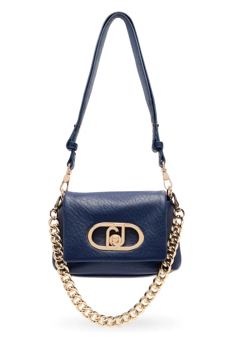 Geanta crossbody cu maner detasabil de lant Lapuffy, Bleumarin