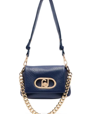 Geanta crossbody cu maner detasabil de lant Lapuffy, Bleumarin