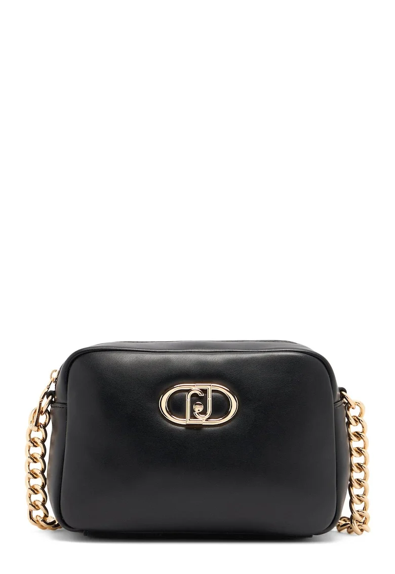 Geanta crossbody cu fermoar Lapuffy, Negru