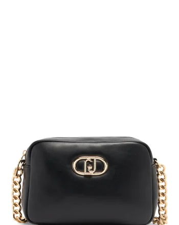 Geanta crossbody cu fermoar Lapuffy, Negru