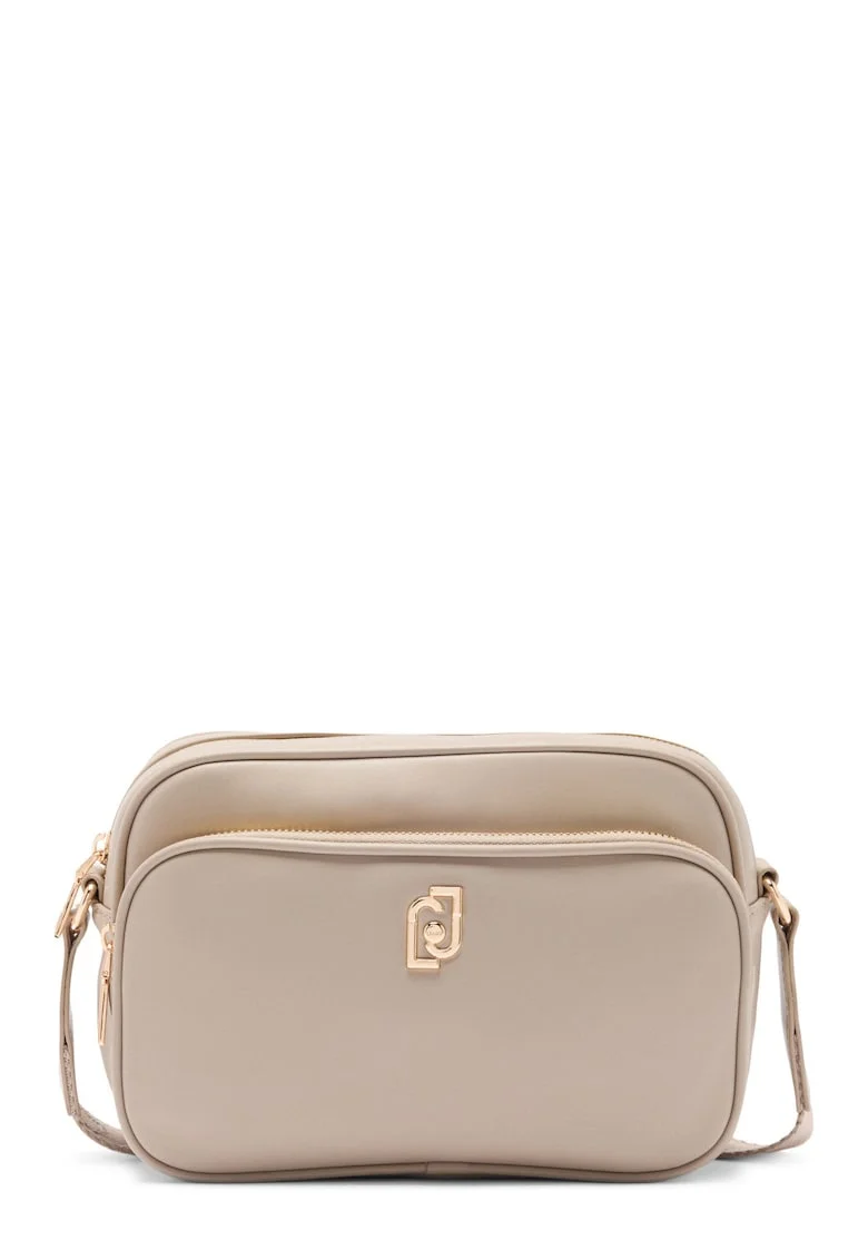 Geanta crossbody din piele ecologica, Bej