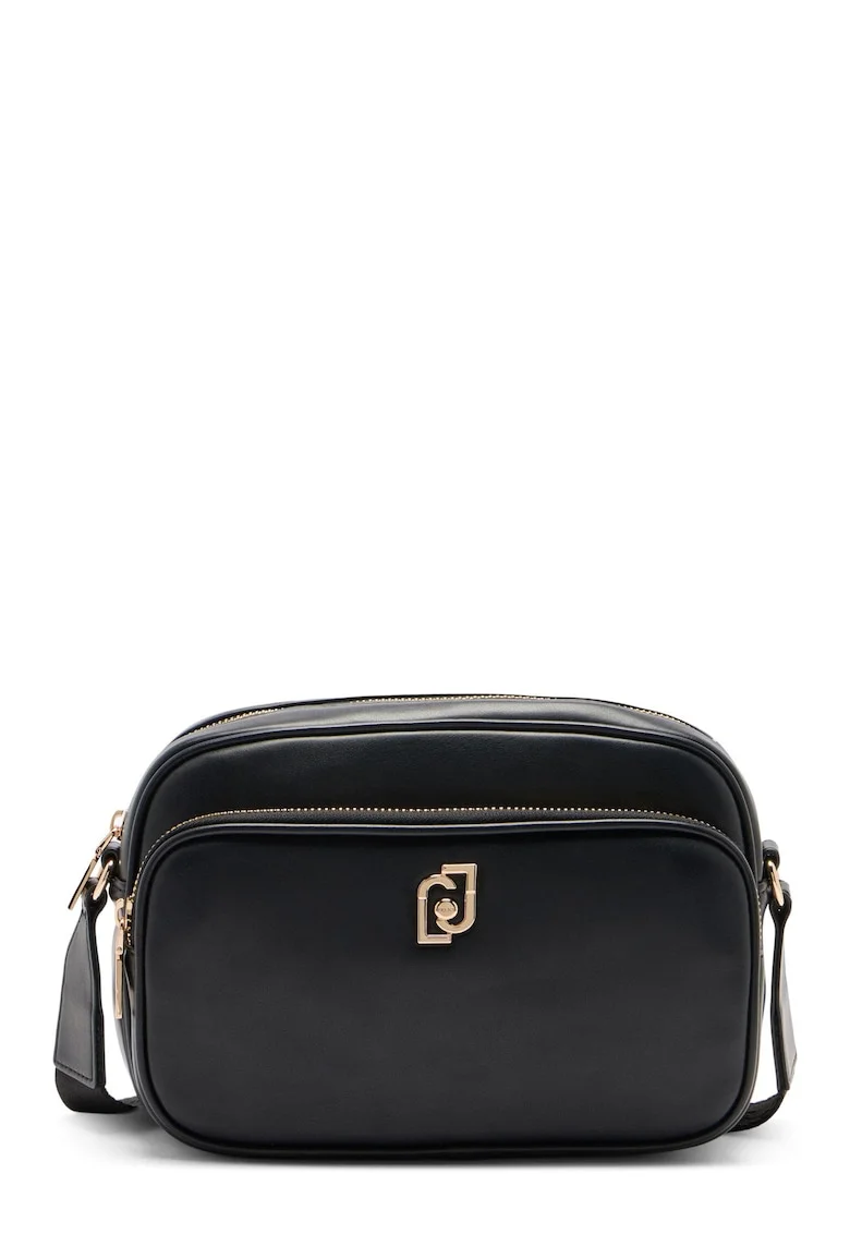 Geanta crossbody din piele ecologica, Negru