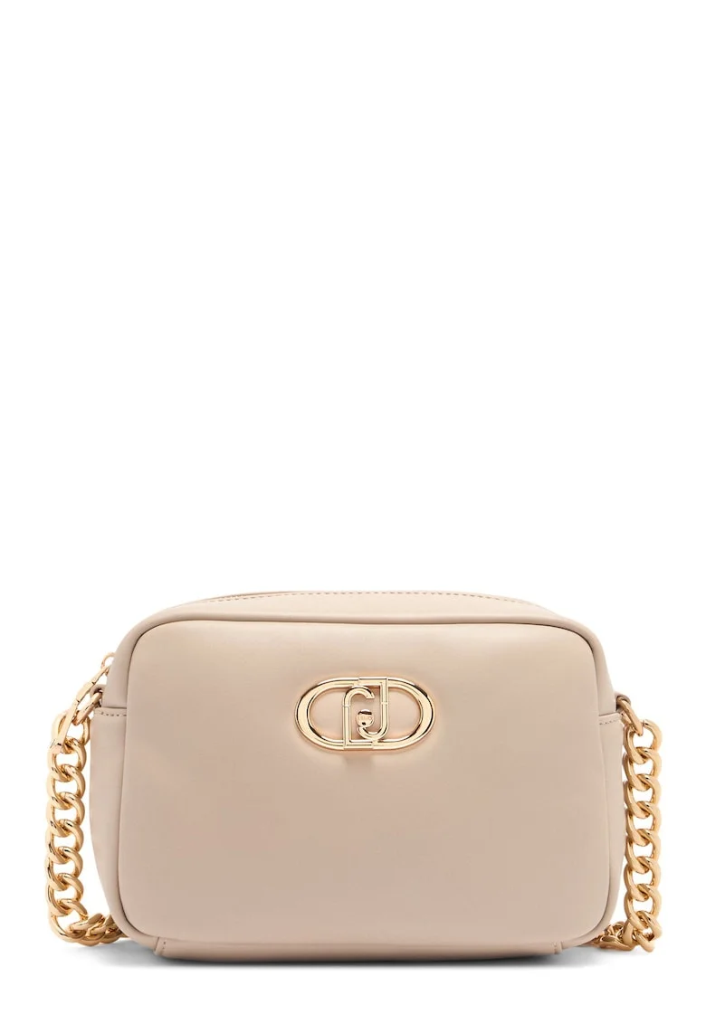 Geanta crossbody cu fermoar Lapuffy, Bej