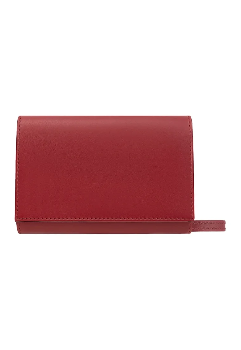Geanta crossbody de piele, Caramiziu