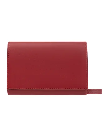 Geanta crossbody de piele, Caramiziu