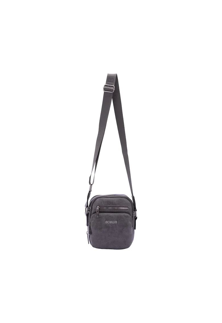 Geanta crossbody de piele ecologica cu buzunare multiple