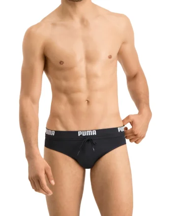 Slip cu snur pentru ajustare, Alb/Negru