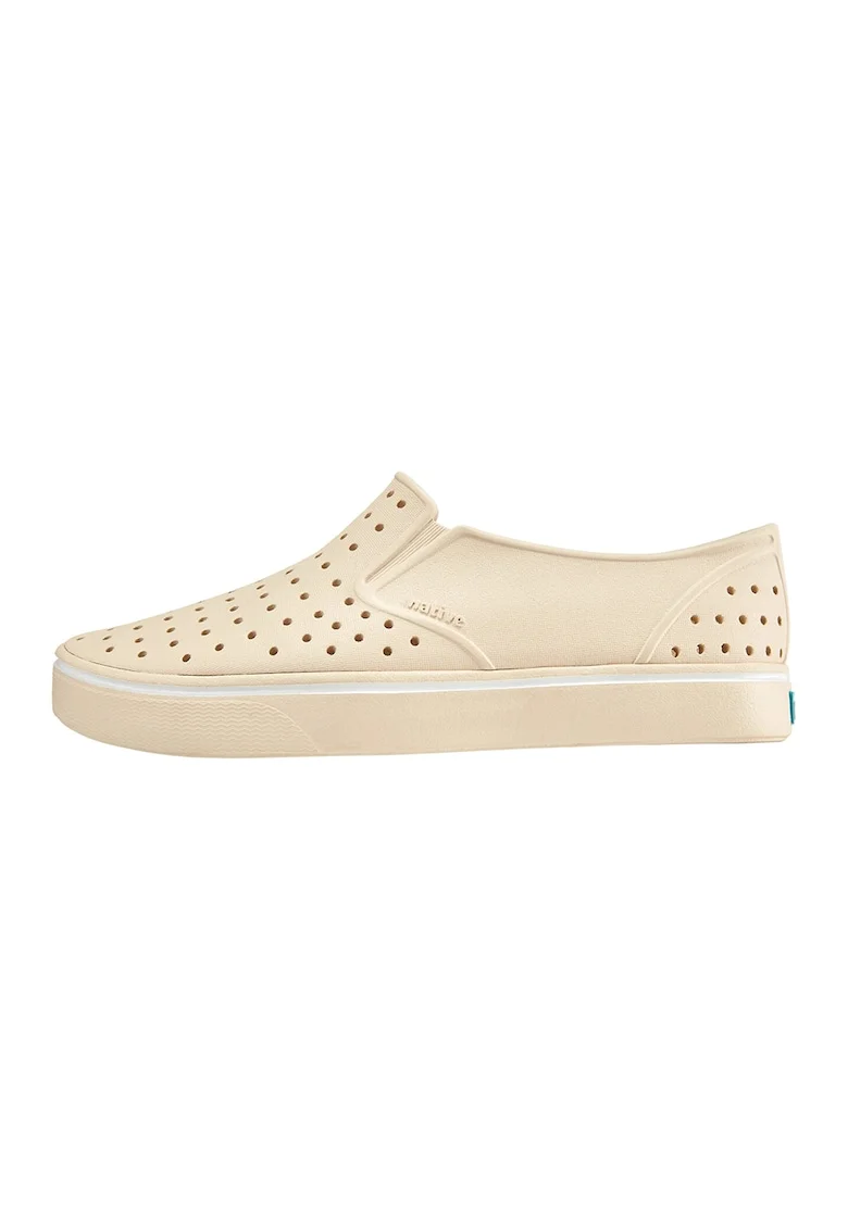 Pantofi sport slip-on cu perforatii Miles, Crem