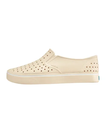 Pantofi sport slip-on cu perforatii Miles, Crem