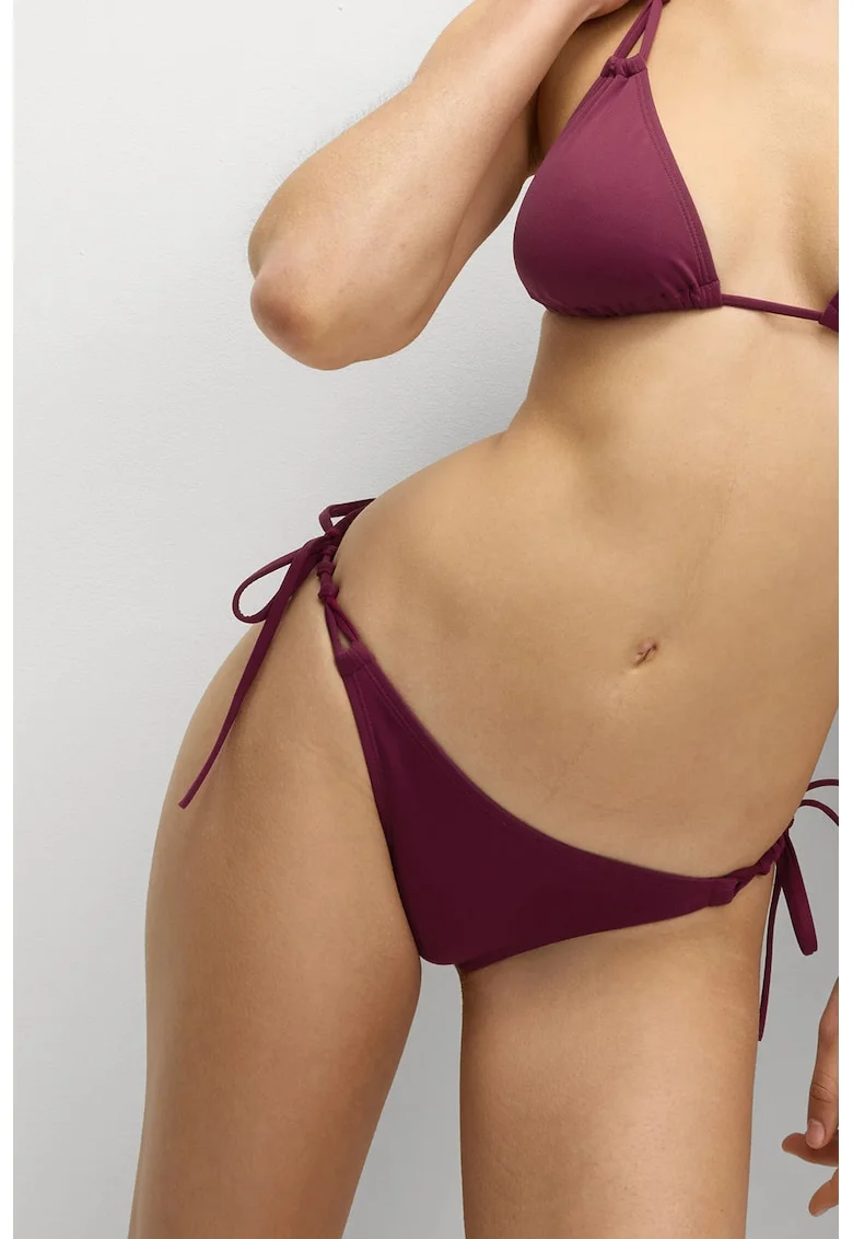Slip brazilian cu prindere laterala, Violet tyrian
