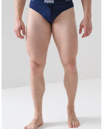 Slip cu snur pentru ajustare, Bleumarin