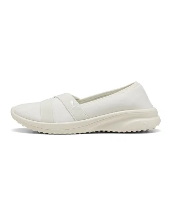 Pantofi slip-on din material textil Adelina 2, Bej