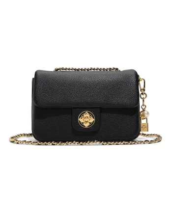 Geanta crossbody de piele ecologica Nellyne, Negru