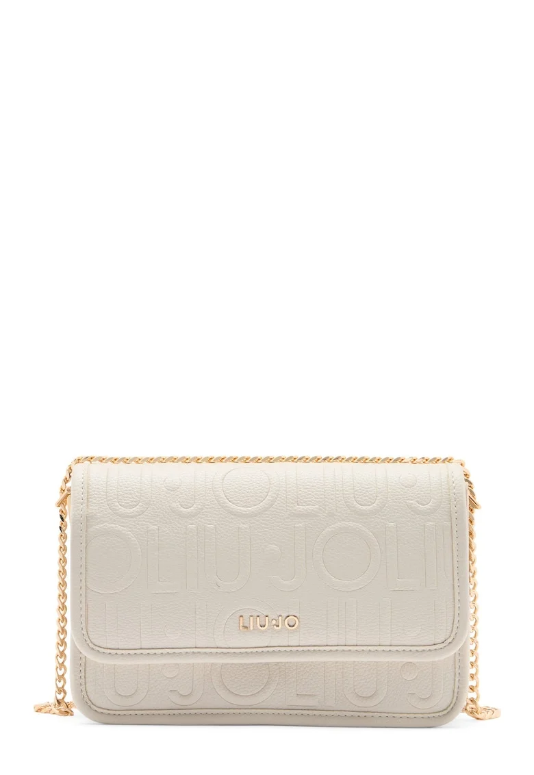 Geanta crossbody cu bareta din lant Better, Bej deschis