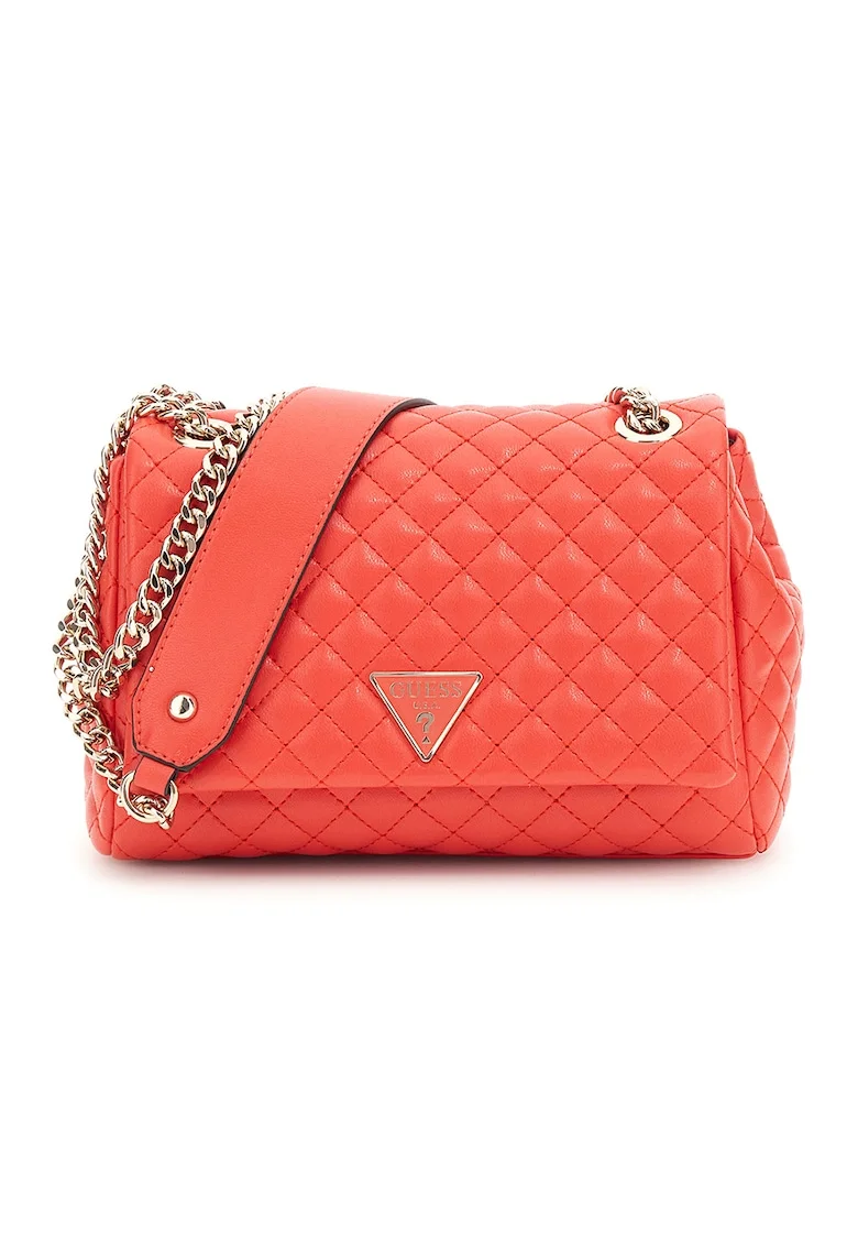 Geanta crossbody din piele ecologica Rianee, Coral