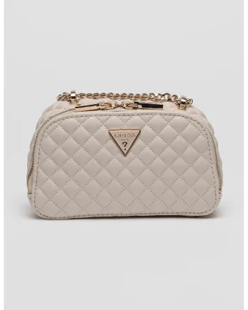 Geanta crossbody din piele ecologica cu aspect matlasat Rianee, Bej deschis
