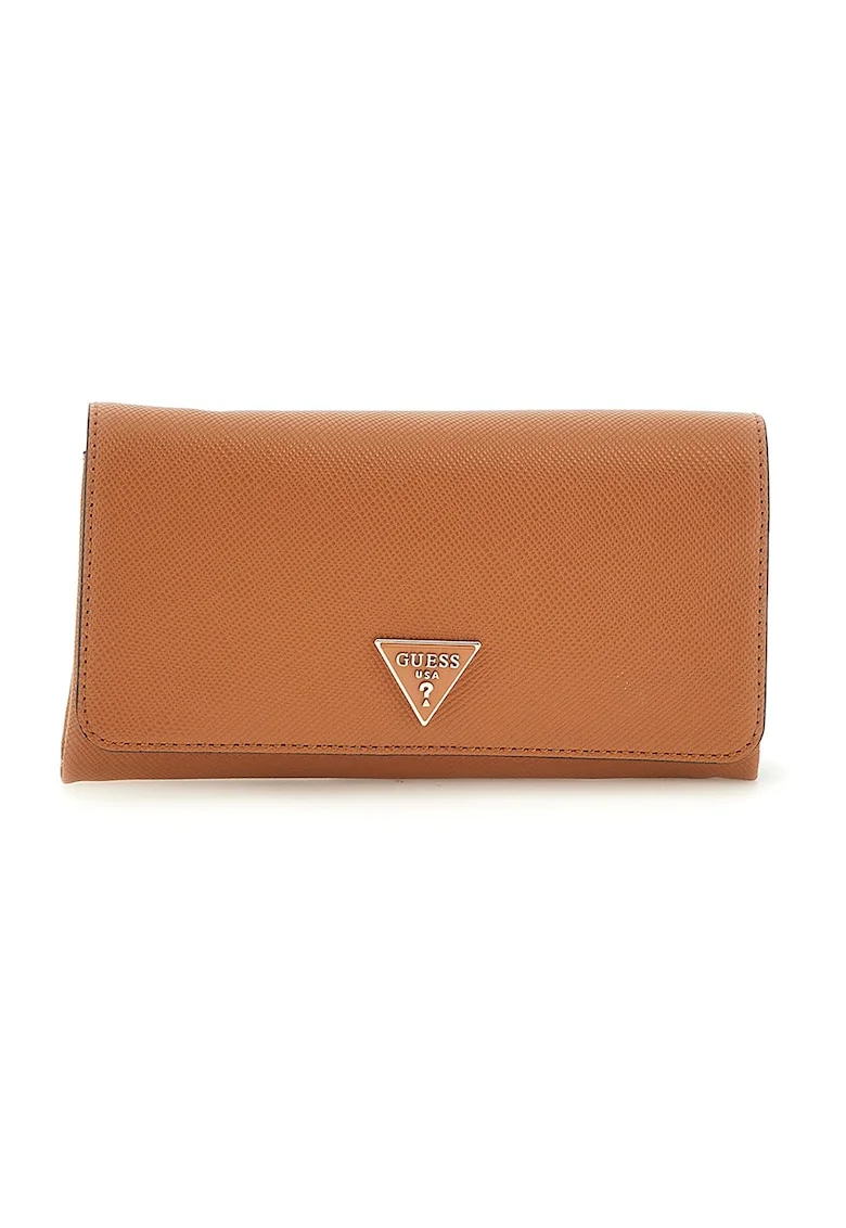 Geanta crossbody din piele ecologica cu bareta din lant Noelle, Caramel
