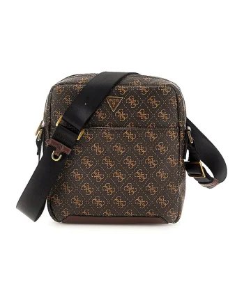 Geanta crossbody din piele ecologica Torino, Maro