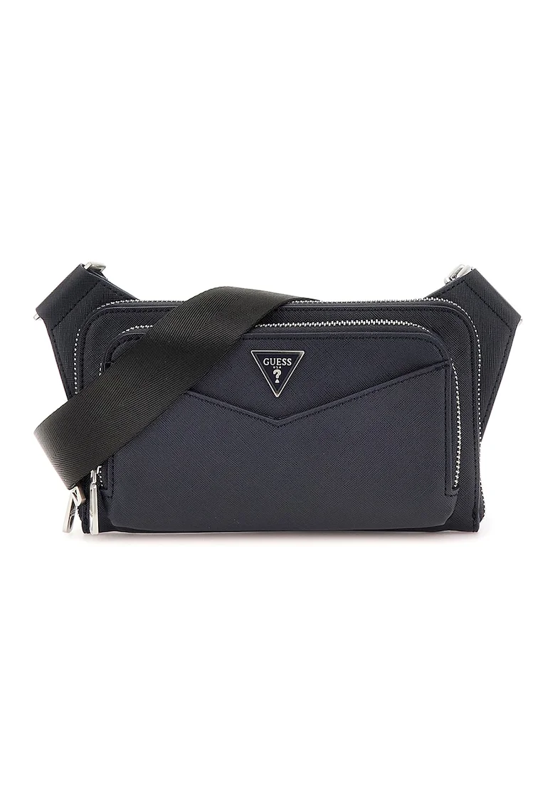 Geanta crossbody de piele ecologica Siena, Bleumarin