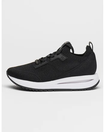 Pantofi sport slip-on din tricot, Negru stins