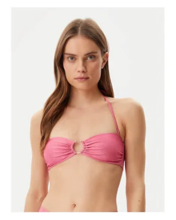 Sutien de baie cu bretele detasabile, roz