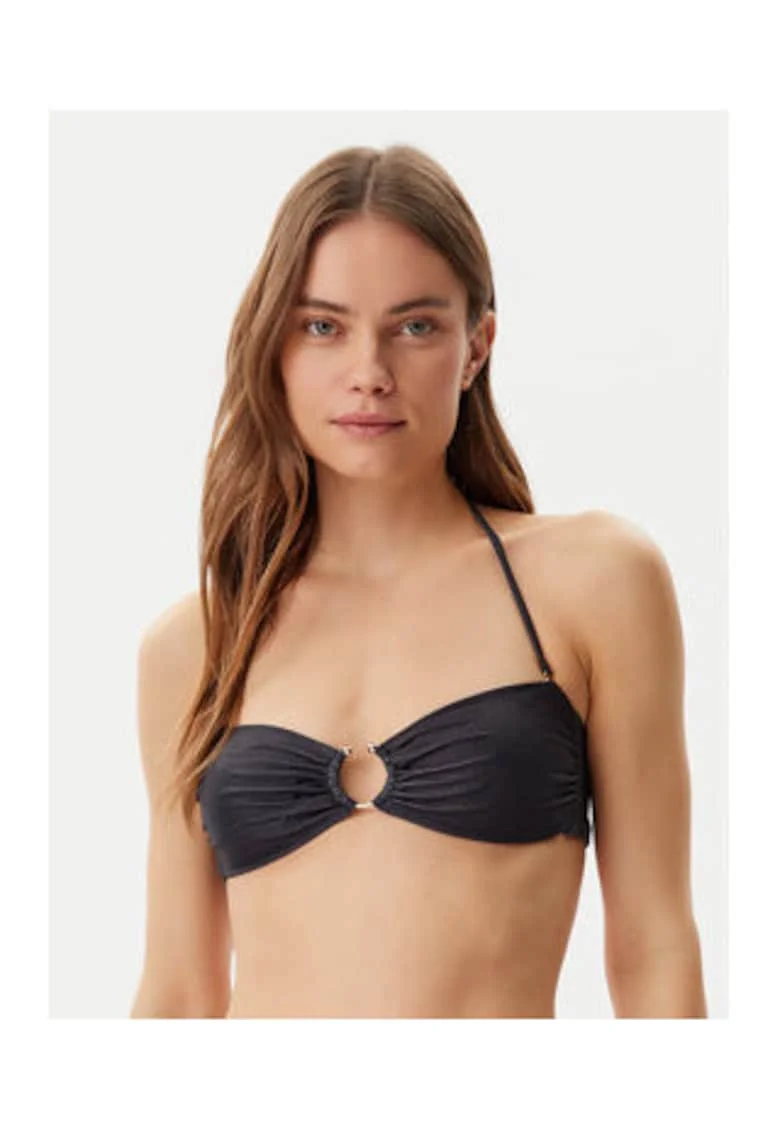 Sutien de baie cu element metalic