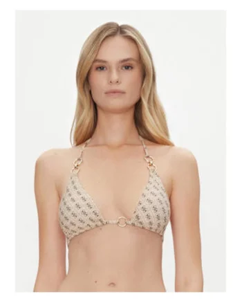 Sutien de baie halter triunghiular cu logo