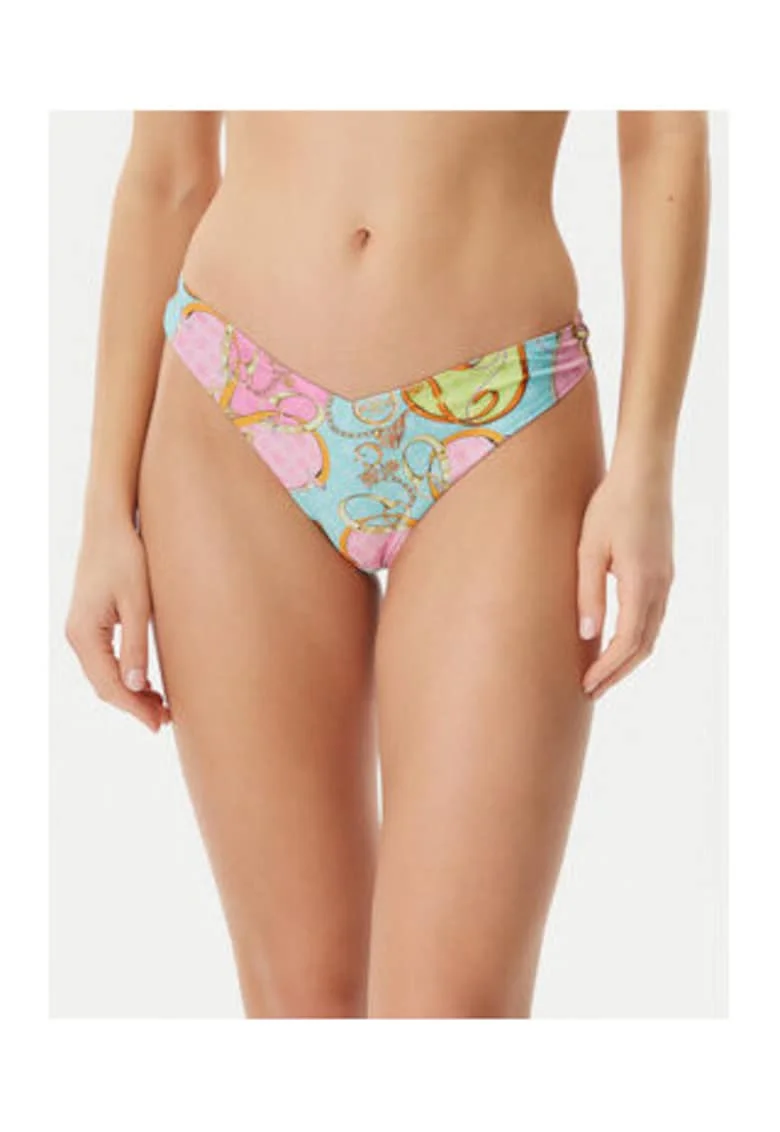 Slip de bikini pentru femei, 85% poliester, 15% elastan, colorat,