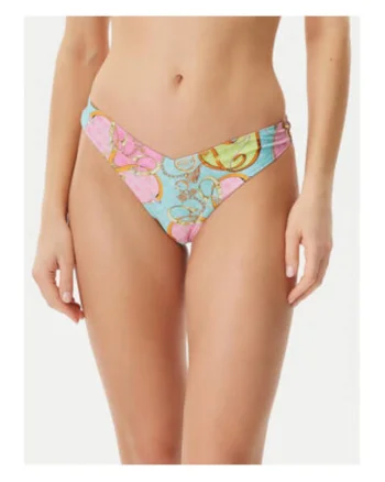 Slip de bikini pentru femei, 85% poliester, 15% elastan, colorat,