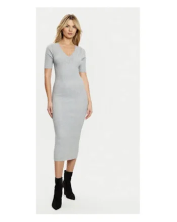 Rochie bodycon din tricot cu striatii