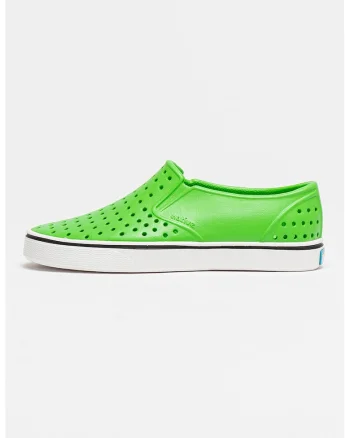 Tenisi slip-on cu varf intarit Jefferson, Alb/Verde/Negru