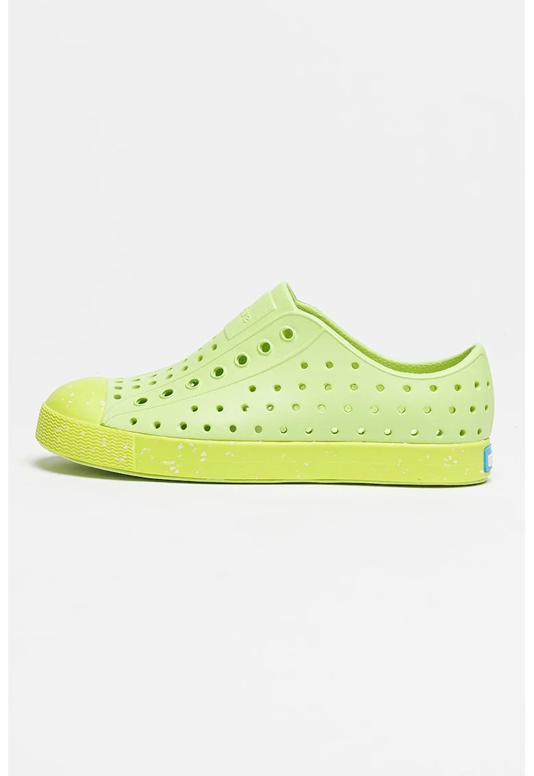 Tenisi slip-on cu talpa cu pete decorative Jefferson Bloom, Verde lime/Verde fistic