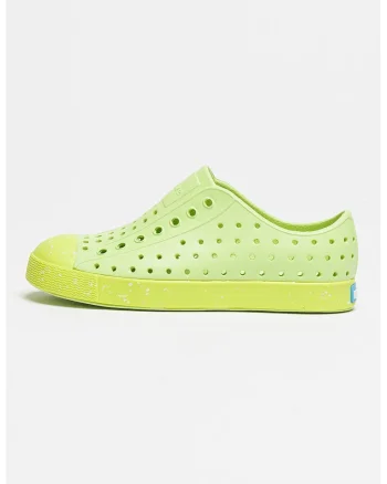 Tenisi slip-on cu talpa cu pete decorative Jefferson Bloom, Verde lime/Verde fistic
