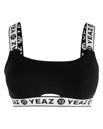 Sutien de baie cu benzi logo BAGATELLE 28999, Negru