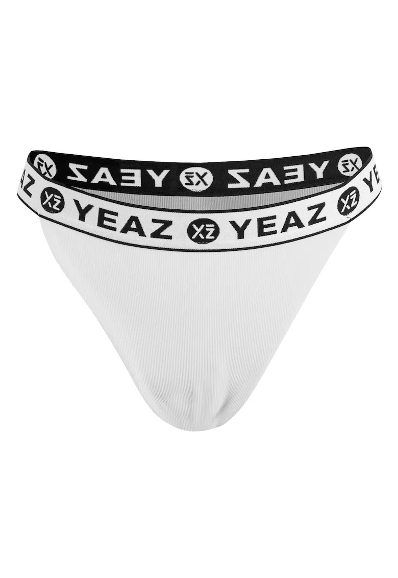 Slip brazilian cu benzi logo BAGATELLE 29001, Alb