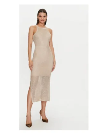 Rochie lunga bodycon cu spatele decupat,