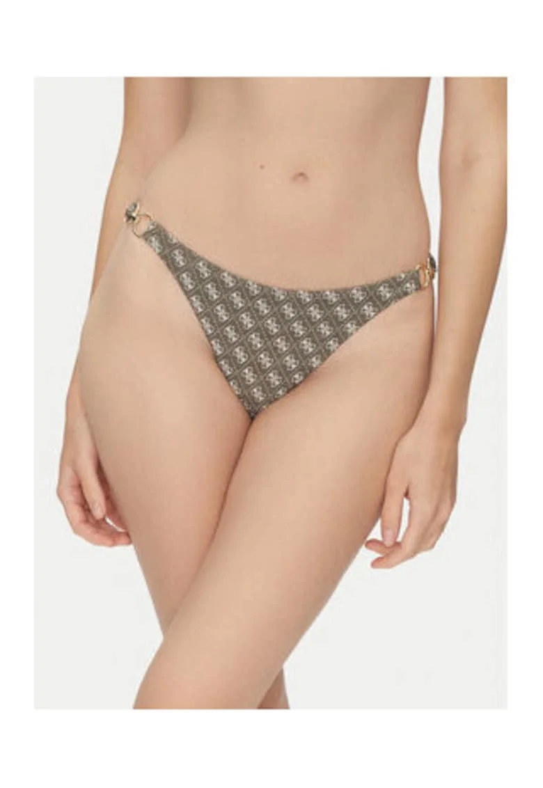 Slip cu imprimeu logo, verde masliniu