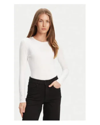 Body cu model uni si maneci lungi