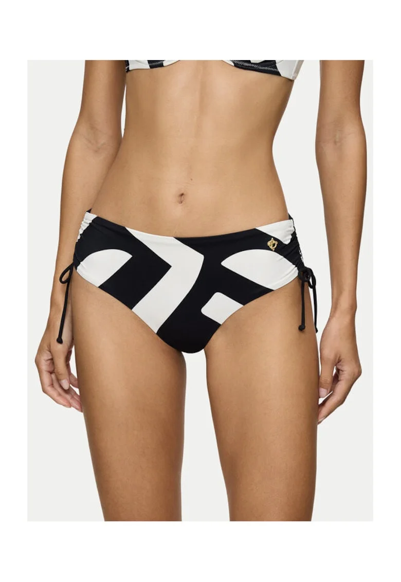 Slip dama  10218744, Poliamida/Elastan, Negru/Ecru, Negru/Ecru